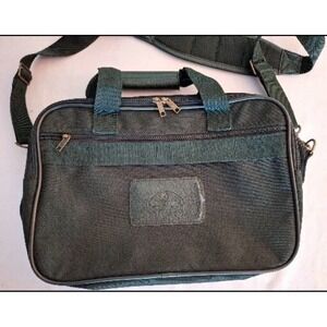 Samsonite Expandable Laptop Briefcase Carry On‎ Green Messenger Shoulder Bag EUC
